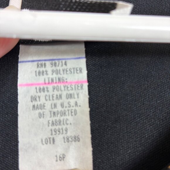 VTG J.B.S. LTD Animal Print Skirt Set Size 16P Retro - Picture 4 of 12